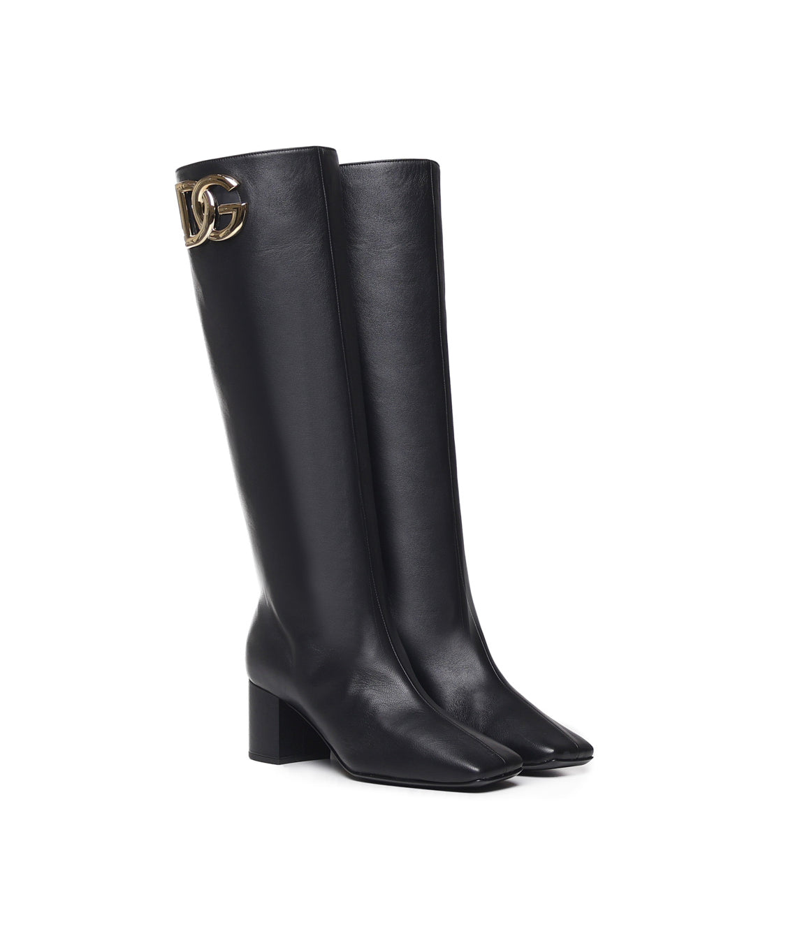 Stivali Jackie in pelle di agnello CU1067 AQ51380999 DOLCE & GABBANA 