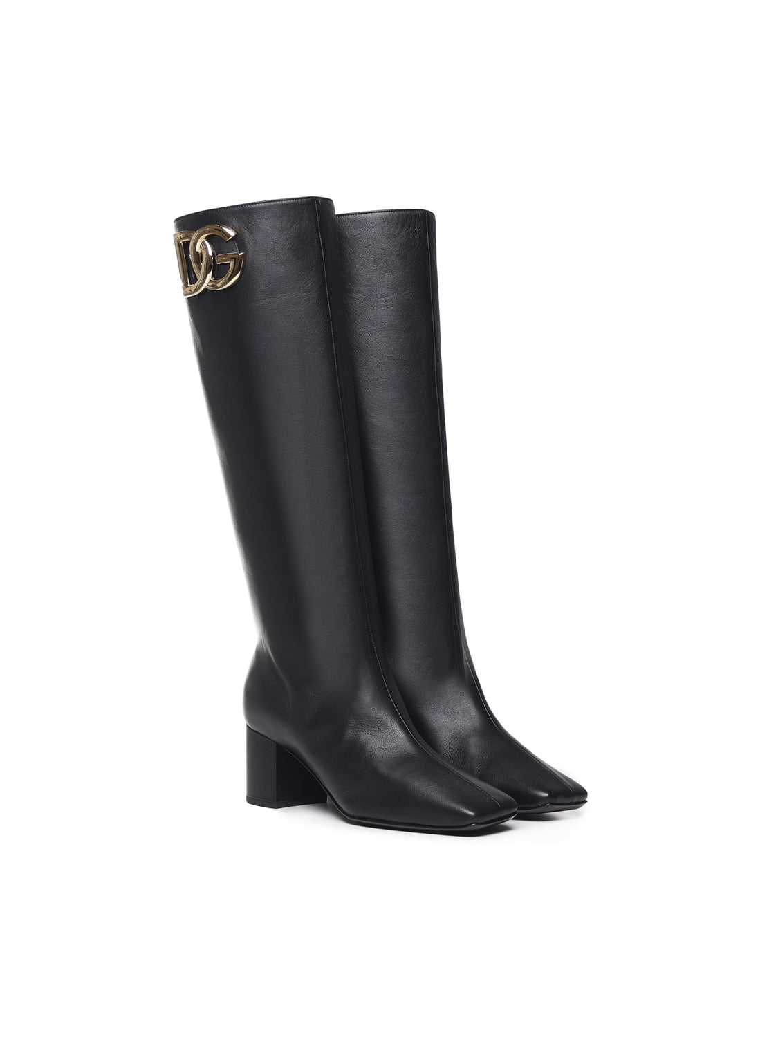 Stivali Jackie in pelle di agnello CU1067 AQ51380999 DOLCE & GABBANA 