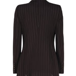 Giacca Turlington monopetto in gessato di lana F29WZT FRBC2S8053 DOLCE & GABBANA 