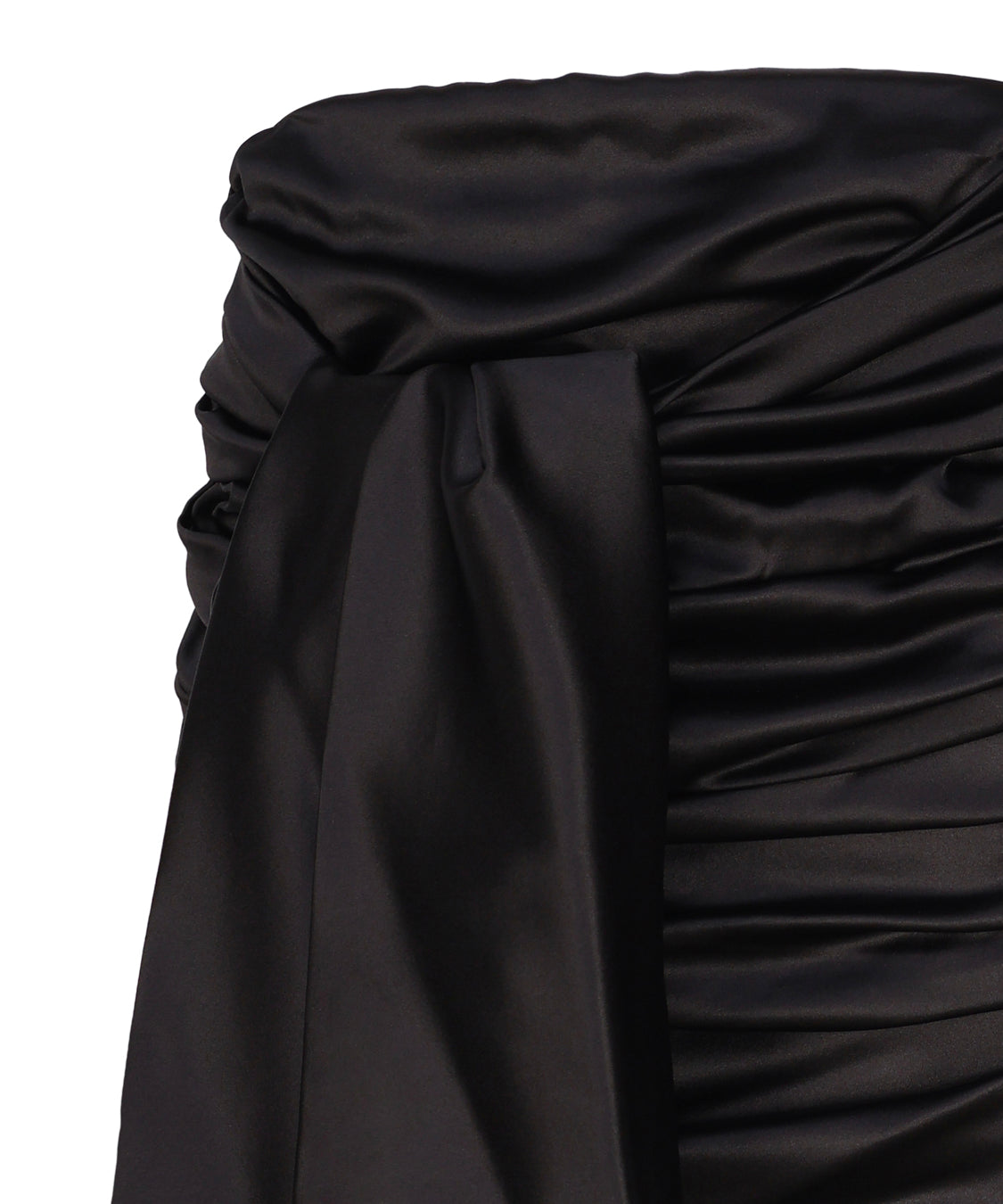 Minigonna in raso con fiocco F4CRCT FURAGN0000 DOLCE & GABBANA 