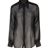 Camicia in chiffon di seta F5R42T FU1ATN0000 DOLCE & GABBANA 