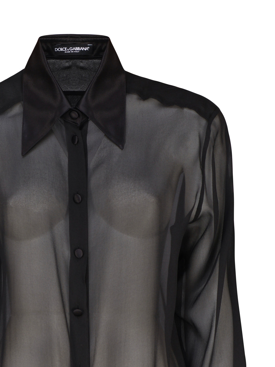 Camicia in chiffon di seta F5R42T FU1ATN0000 DOLCE & GABBANA 