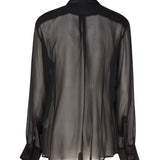 Camicia in chiffon di seta F5R42T FU1ATN0000 DOLCE & GABBANA 