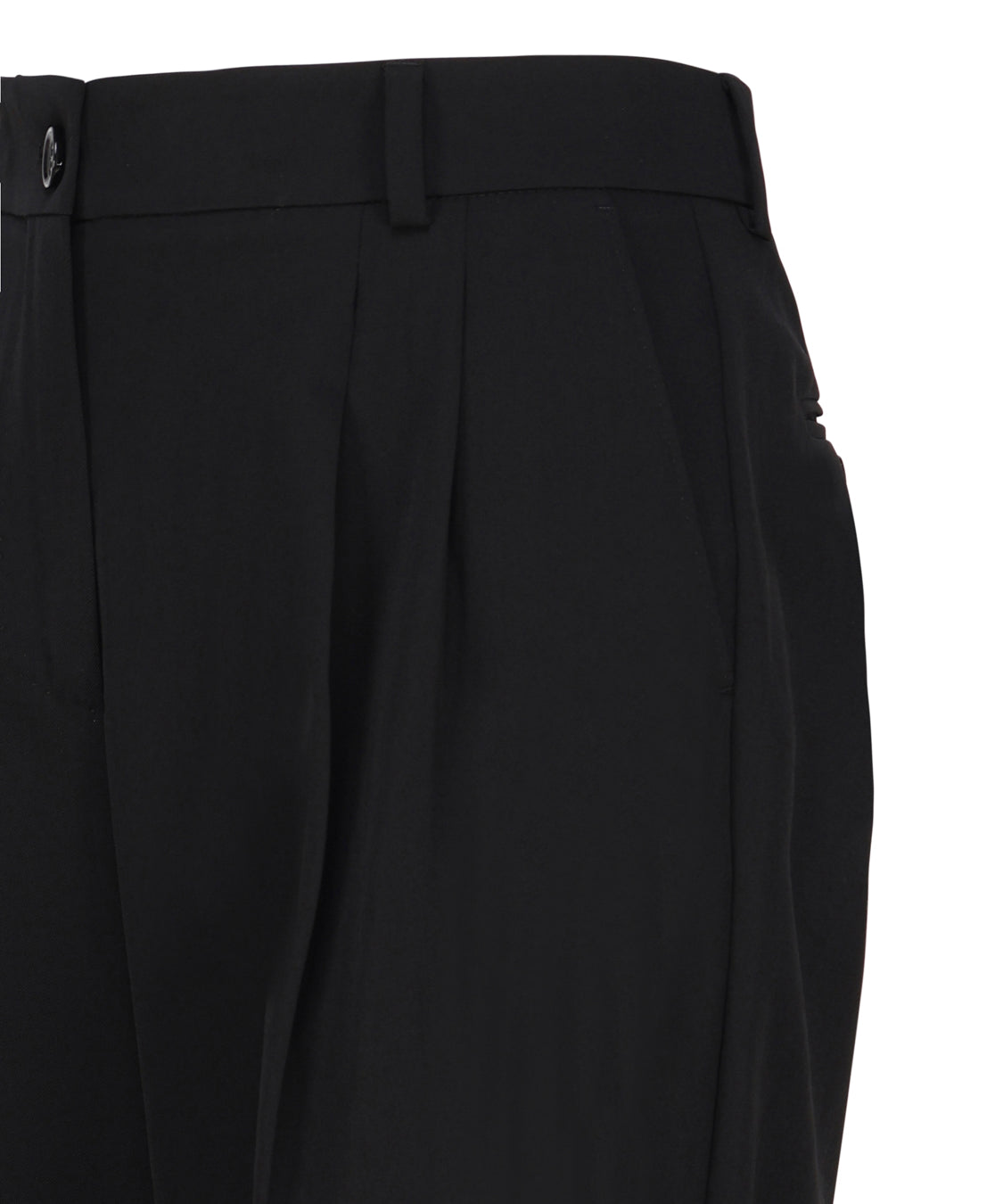 Pantaloni a vita alta con pieghe FTC17T FUBGBN0000 DOLCE & GABBANA 