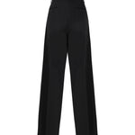 Pantaloni a vita alta con pieghe FTC17T FUBGBN0000 DOLCE & GABBANA 