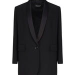Blazer monopetto in misto lana DJ586WF0174D XXX999 DONDUP 