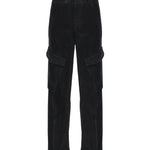 Pantaloni Camila loose in cotone<BR/> DP700VS0030Y TRT999 DONDUP 