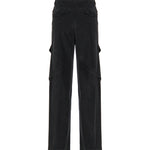 Pantaloni Camila loose in cotone<BR/> DP700VS0030Y TRT999 DONDUP 