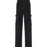 Pantaloni Camila loose in cotone<BR/> DP700VS0030Y TRT999 DONDUP 