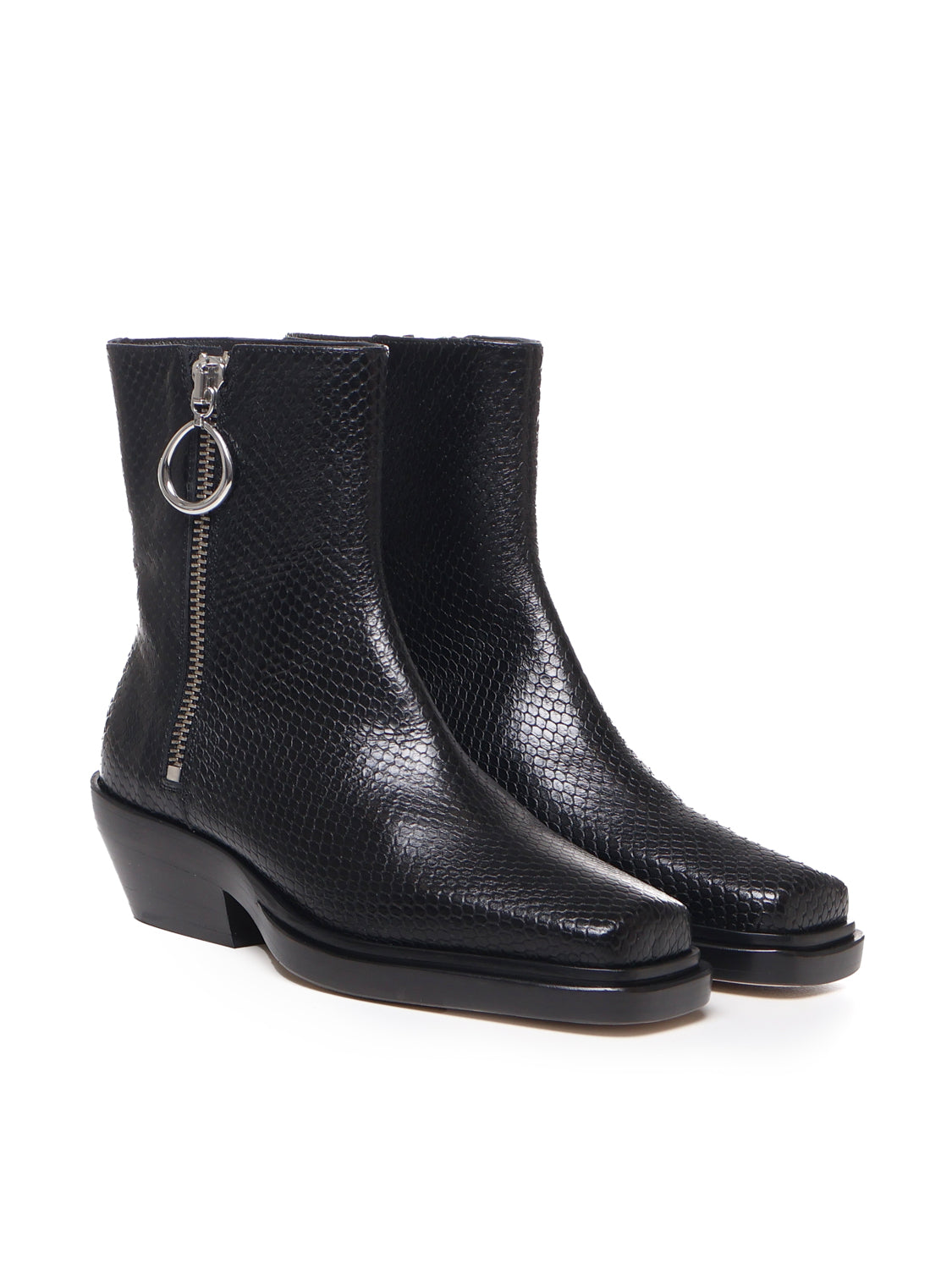 Camperos in pelle effetto pitone WS282PL0458D XXX999 DONDUP 