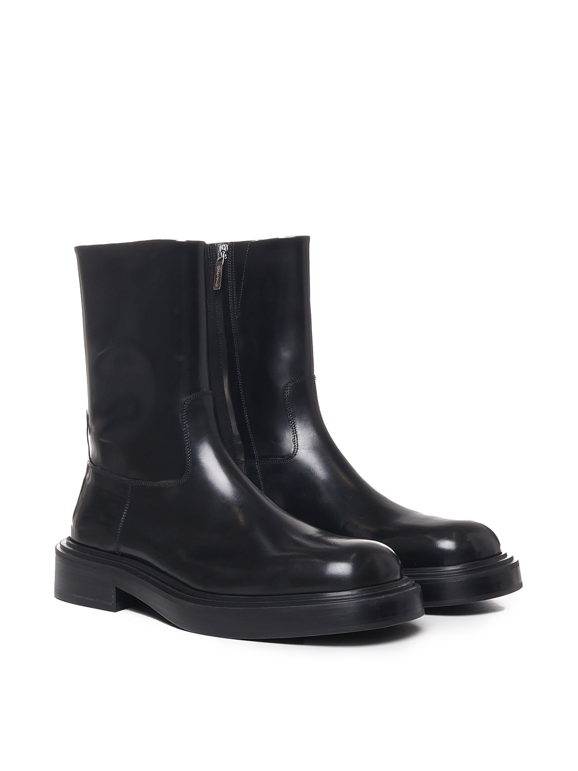 Stivali in pelle di vitello 021972 766208003 FERRAGAMO 