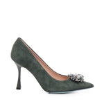 Décolleté Alena in suede ALENA 039 CAMOSCIOVERDE FRATELLI RUSSO 
