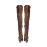 Stivali Penny in seude PENNY 095 CAMOSCIOMARRONE FRATELLI RUSSO 