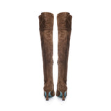 Stivali Penny in seude PENNY 095 CAMOSCIOMARRONE FRATELLI RUSSO 
