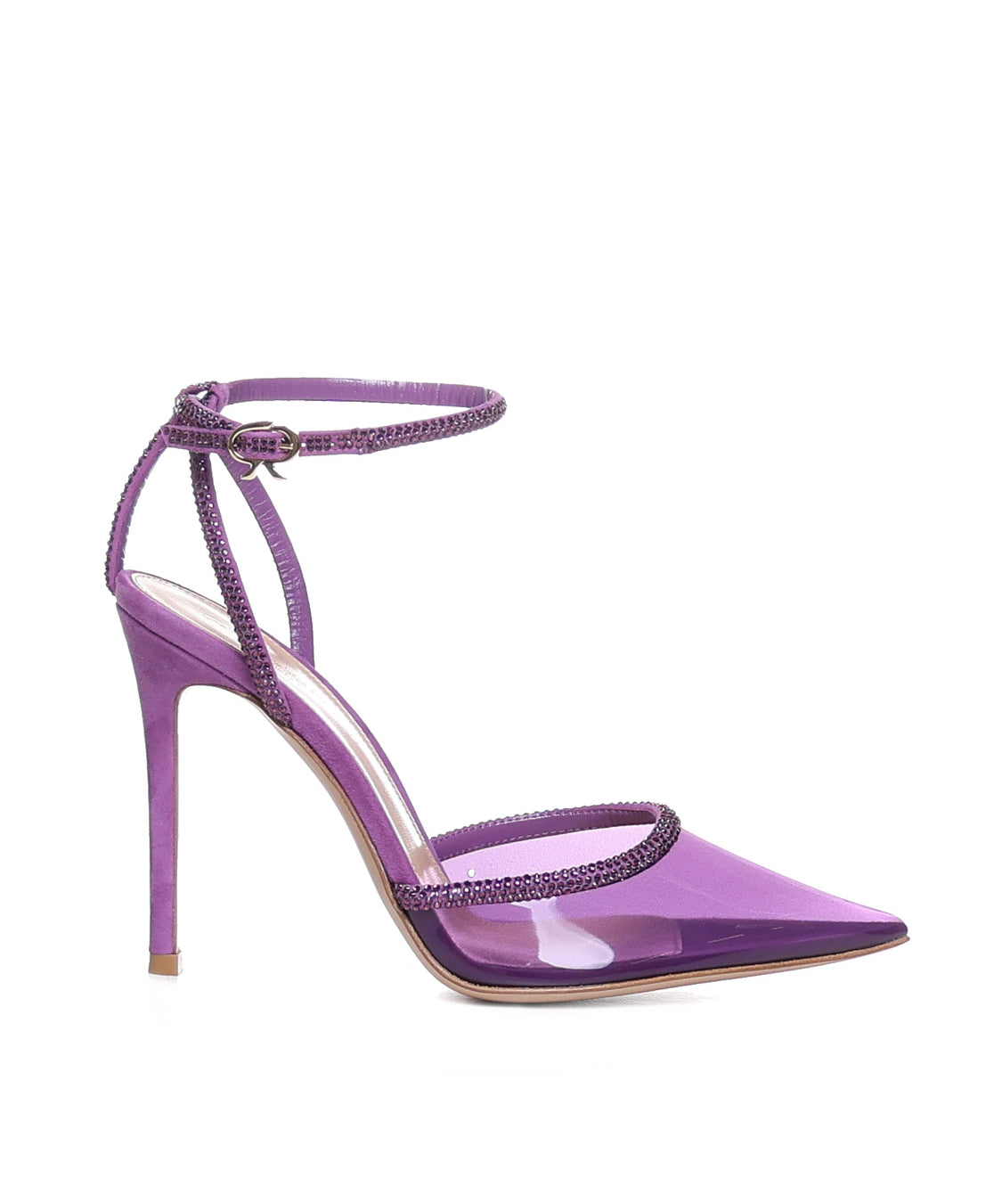 Décolleté con cinturino G95406.15RIC.PLCFRFR PLEXI+CAMOSCIOFREESIA+FREESI GIANVITO ROSSI 