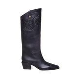 Stivali camperos Sienna SIENNA NAPPA LEATHERVEGGY BLACK MAISON SKORPIOS 