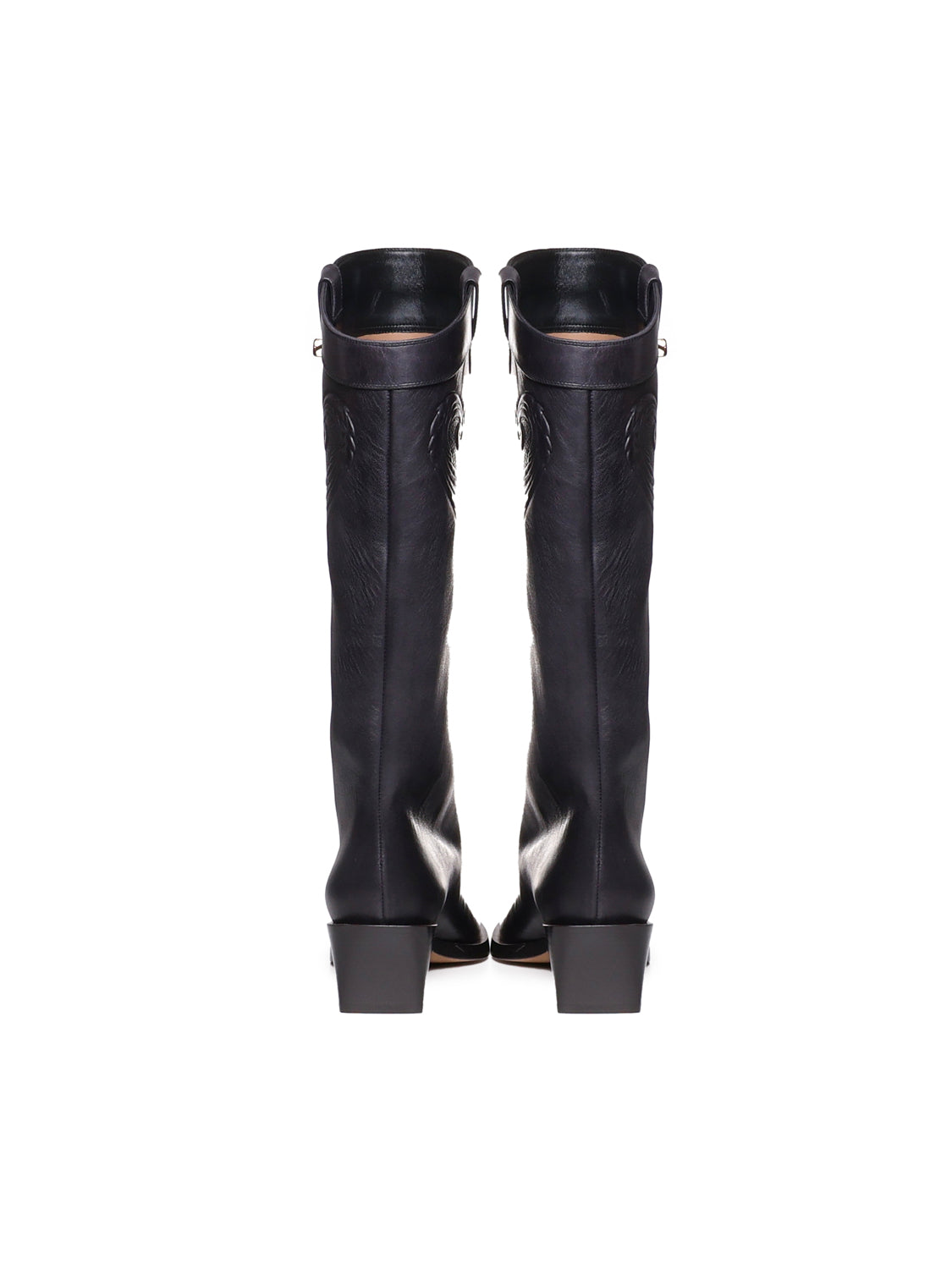 Stivali camperos Sienna SIENNA NAPPA LEATHERVEGGY BLACK MAISON SKORPIOS 