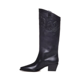 Stivali camperos Sienna SIENNA NAPPA LEATHERVEGGY BLACK MAISON SKORPIOS 