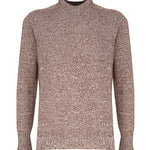 Maglia girocollo in cashmere mouliné UXA249 Y1B10EM447 MALO 