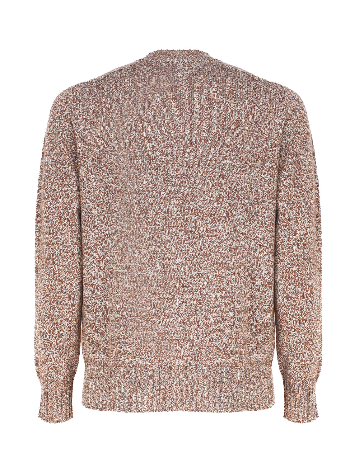 Maglia girocollo in cashmere mouliné UXA249 Y1B10EM447 MALO 