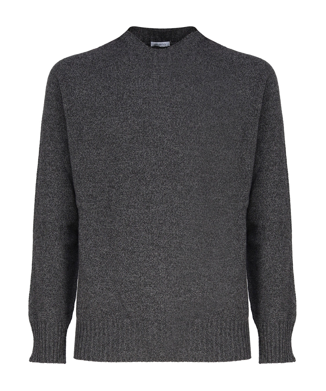 Maglia girocollo in cashmere mouliné UXA249 Y1B10EM453 MALO 