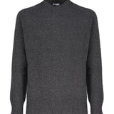 Maglia girocollo in cashmere mouliné UXA249 Y1B10EM453 MALO 