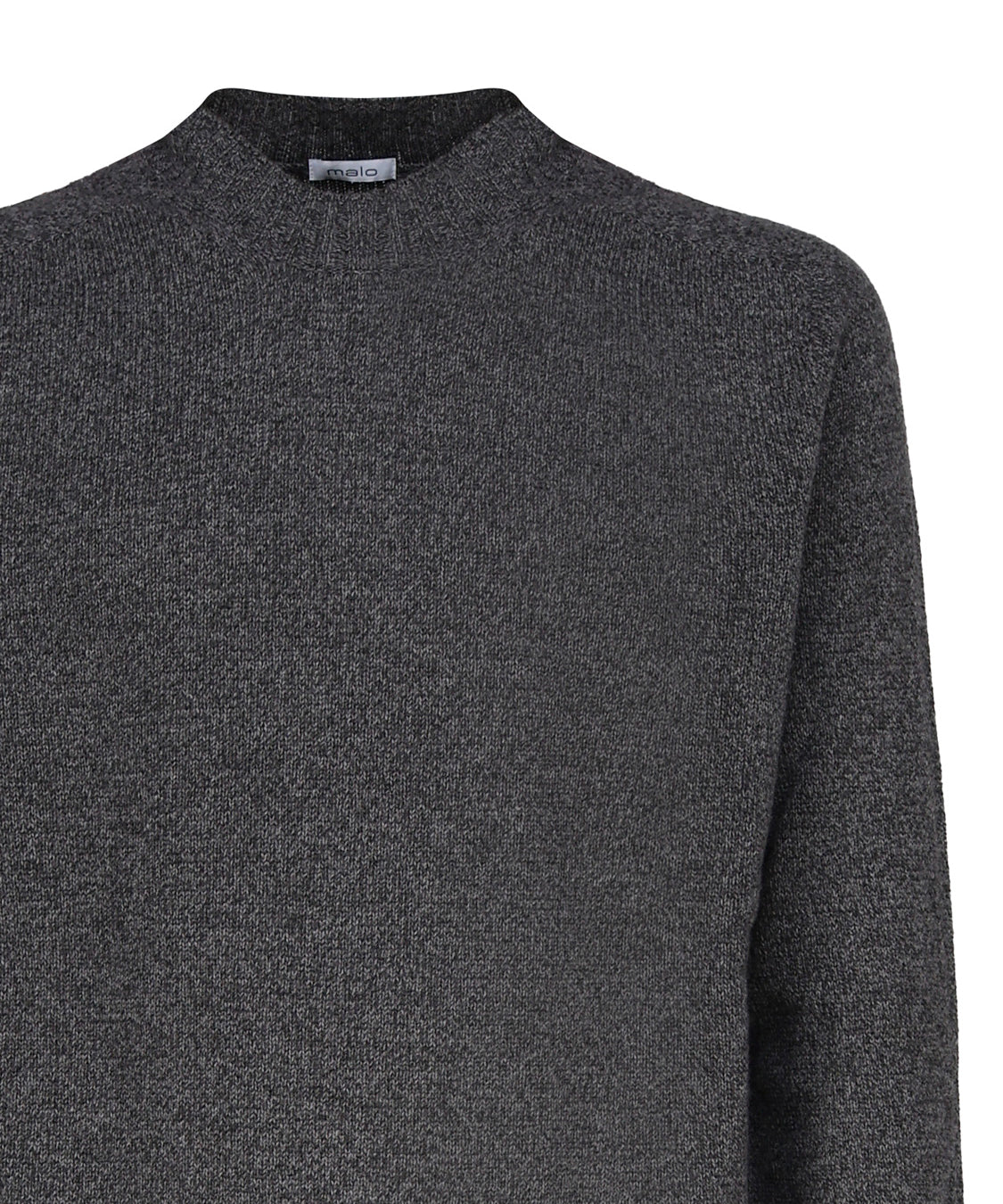 Maglia girocollo in cashmere mouliné UXA249 Y1B10EM453 MALO 