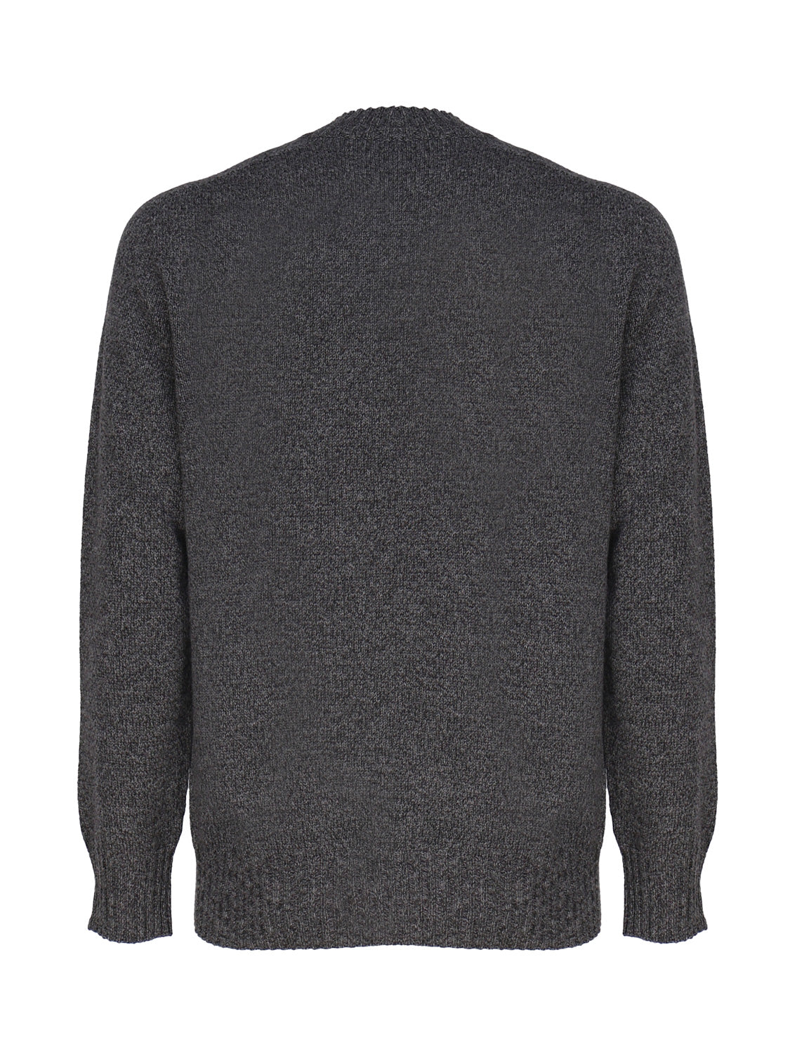 Maglia girocollo in cashmere mouliné UXA249 Y1B10EM453 MALO 