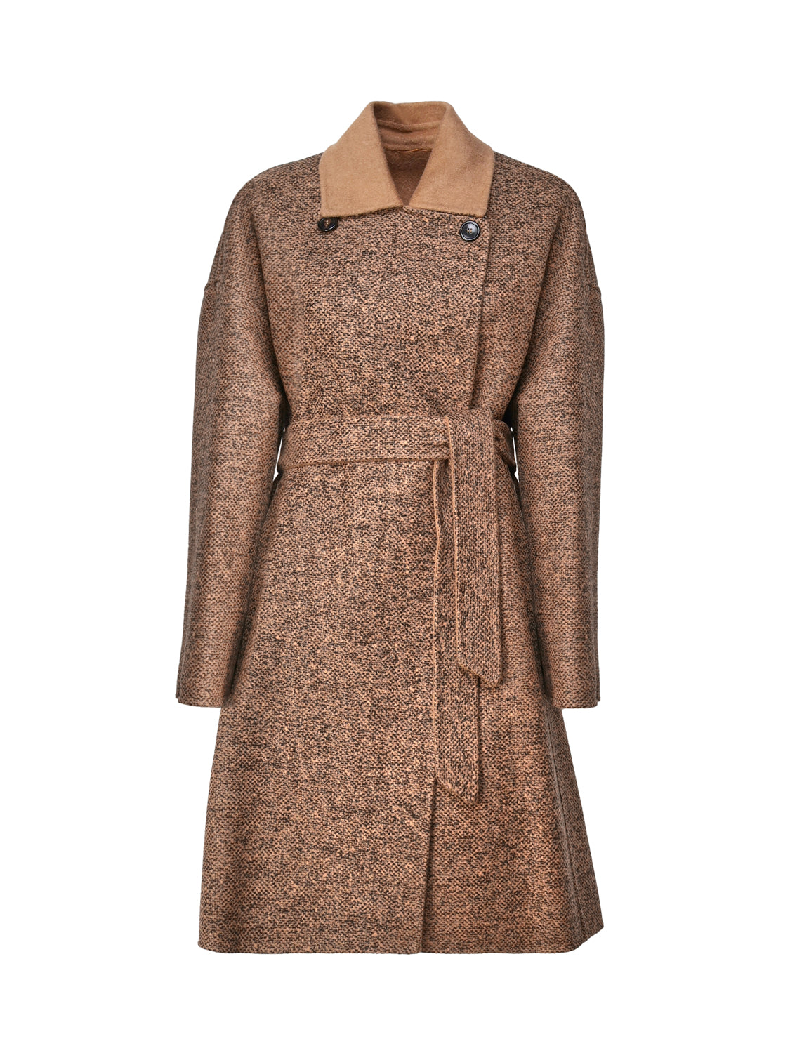 Cappotto reversibile in cammello e lana<BR/> 2310161135600 EVELIN001 MAX MARA 