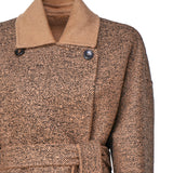 Cappotto reversibile in cammello e lana<BR/> 2310161135600 EVELIN001 MAX MARA 