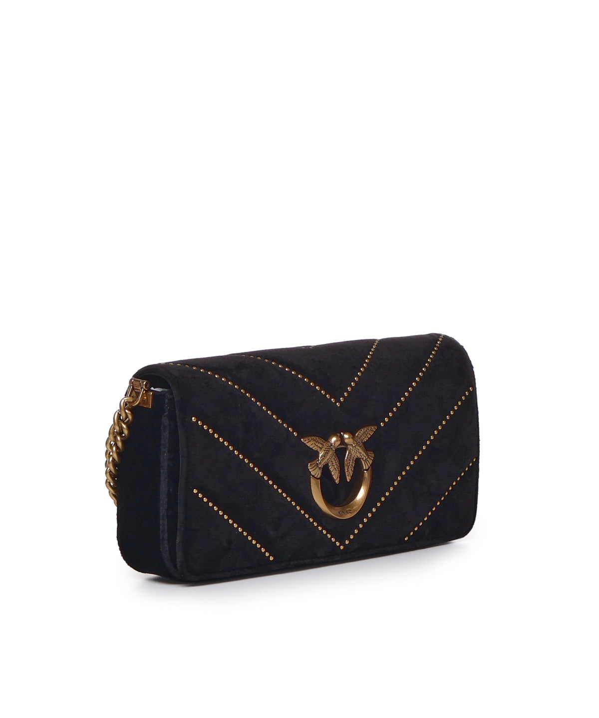 Borsa Love Click Horizontal mini in velluto 100068 A17GZ99Q PINKO 