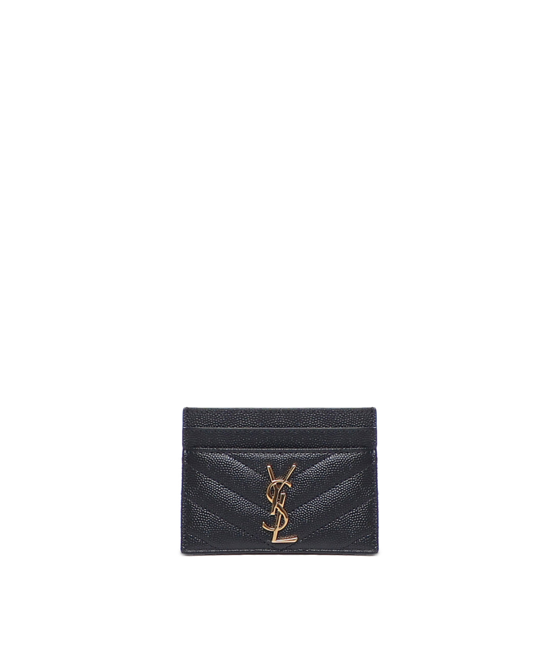 Portacarte in pelle di vitello 423291 BOW011000 SAINT LAURENT 