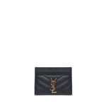 Portacarte in pelle di vitello 423291 BOW011000 SAINT LAURENT 