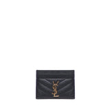 Portacarte in pelle di vitello 423291 BOW011000 SAINT LAURENT 