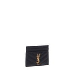 Portacarte in pelle di vitello 423291 BOW011000 SAINT LAURENT 