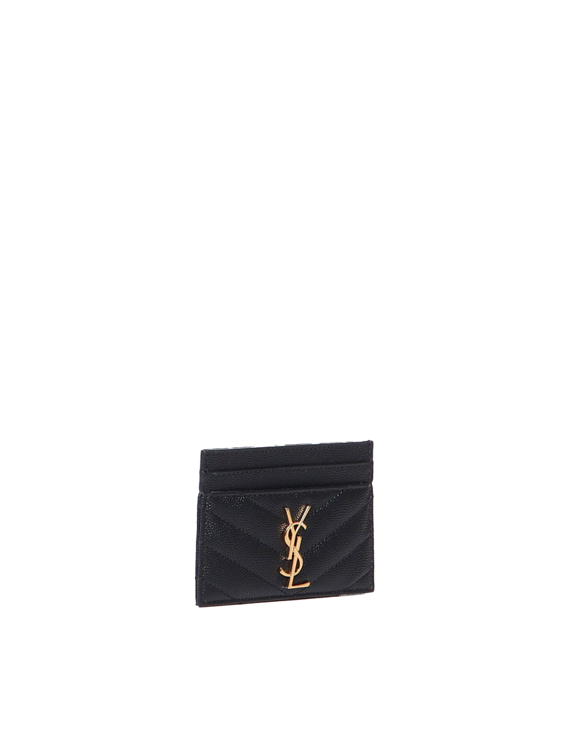 Portacarte in pelle di vitello 423291 BOW011000 SAINT LAURENT 