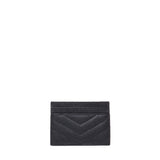Portacarte in pelle di vitello 423291 BOW011000 SAINT LAURENT 