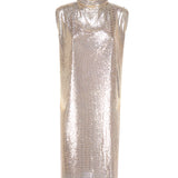 Abito in maglia metallica con cut out 2322261936600 MANTIDE002 SPORTMAX 