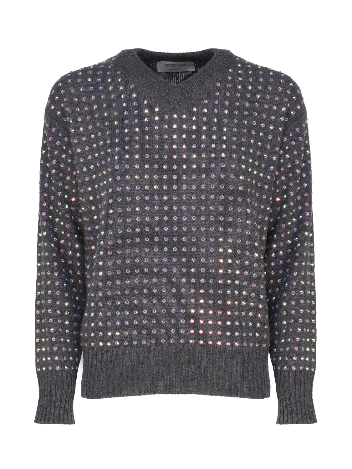 Maglia con strass applicati 2323661133600 UTA001 SPORTMAX 