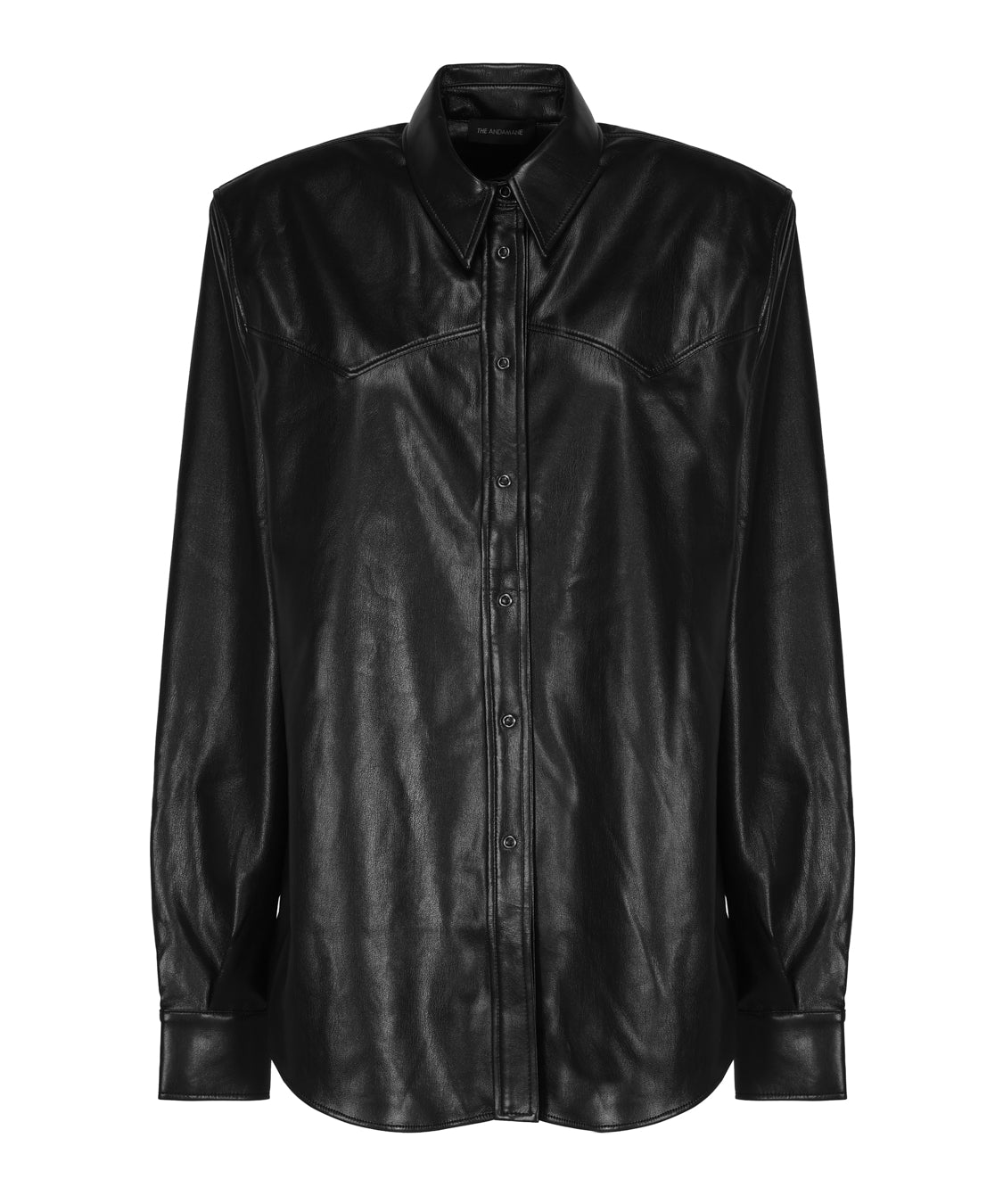 Camicia in pelle TM140915A TNP152BLACK THE ANDAMANE 