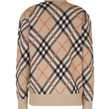 Cardigan con motivo check 8093491 B9368 BURBERRY 