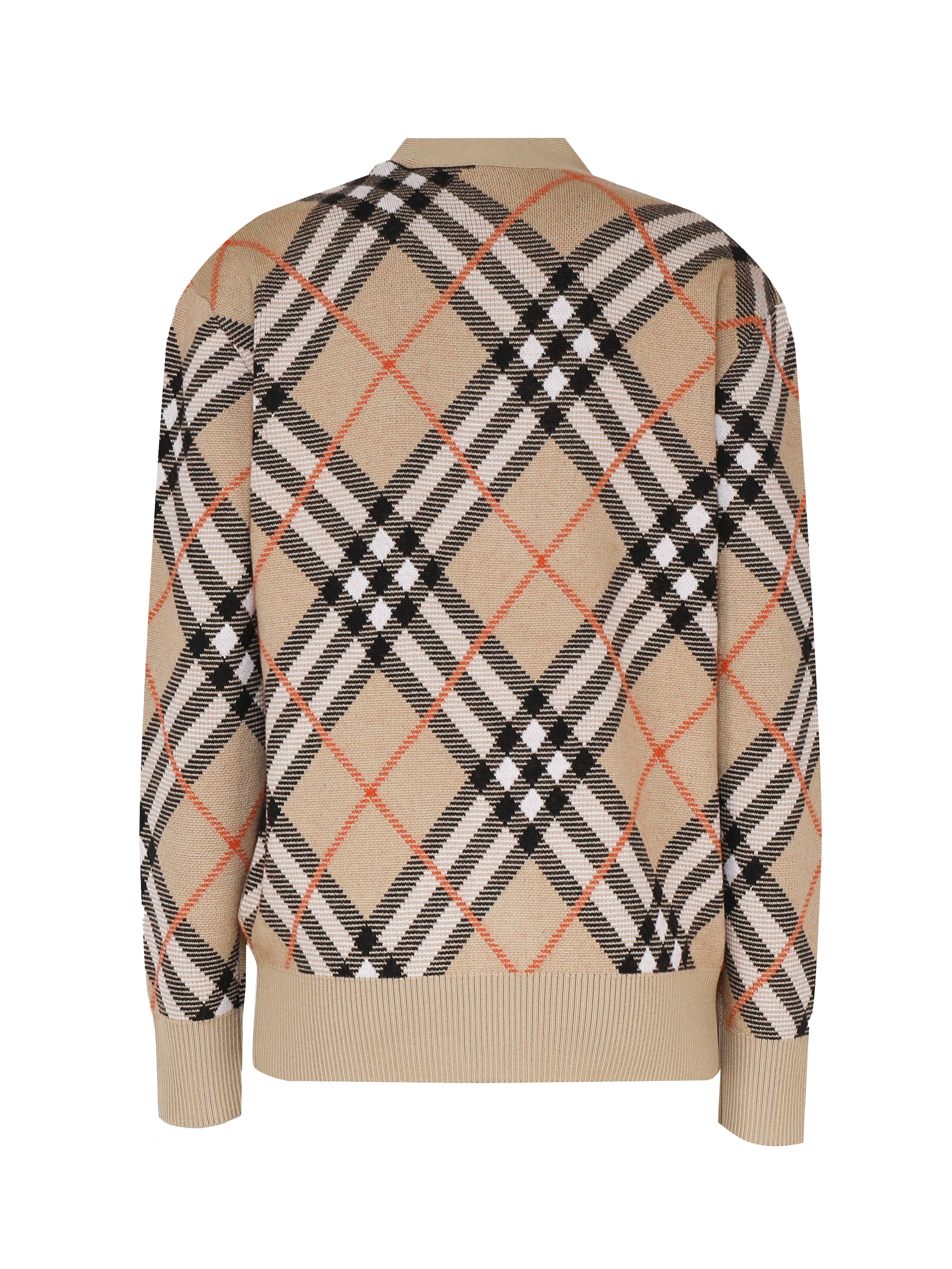 Cardigan con motivo check 8093491 B9368 BURBERRY 