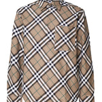 Camicia vintage check in misto lana 8095342 C1202 BURBERRY 