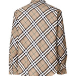 Camicia vintage check in misto lana 8095342 C1202 BURBERRY 