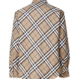 Camicia vintage check in misto lana 8095342 C1202 BURBERRY 