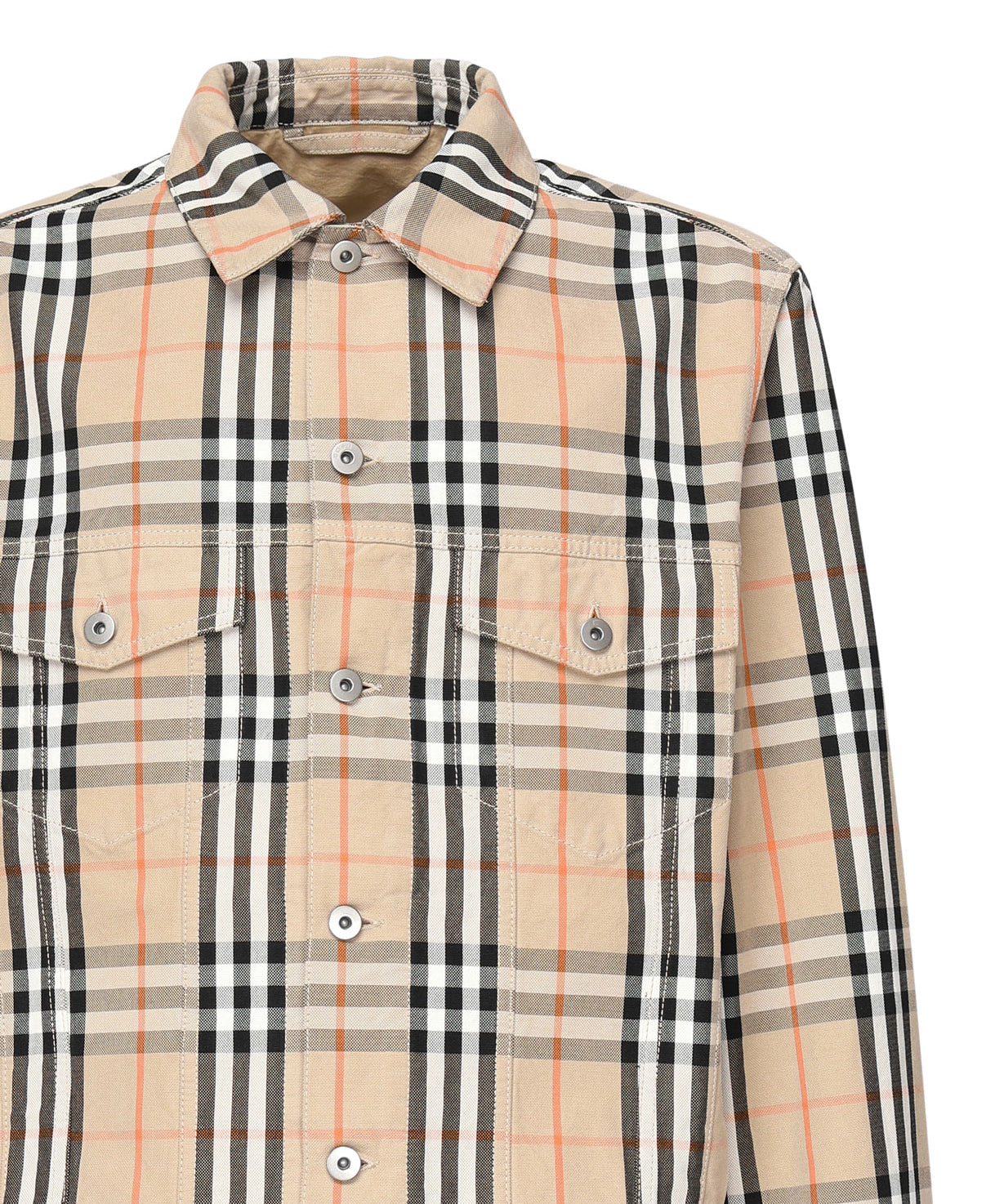 Giacca in cotone Check 8097582 B9368 BURBERRY 