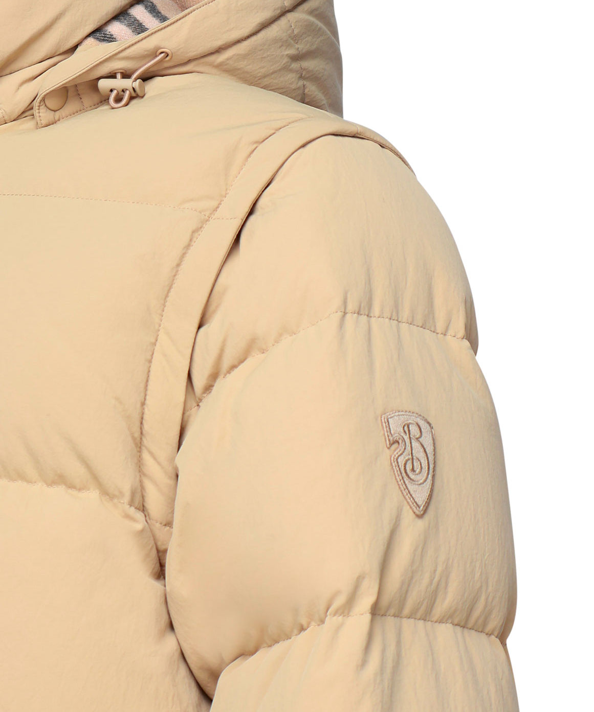 Piumino in nylon con maniche staccabili 8097944 C1901 BURBERRY 