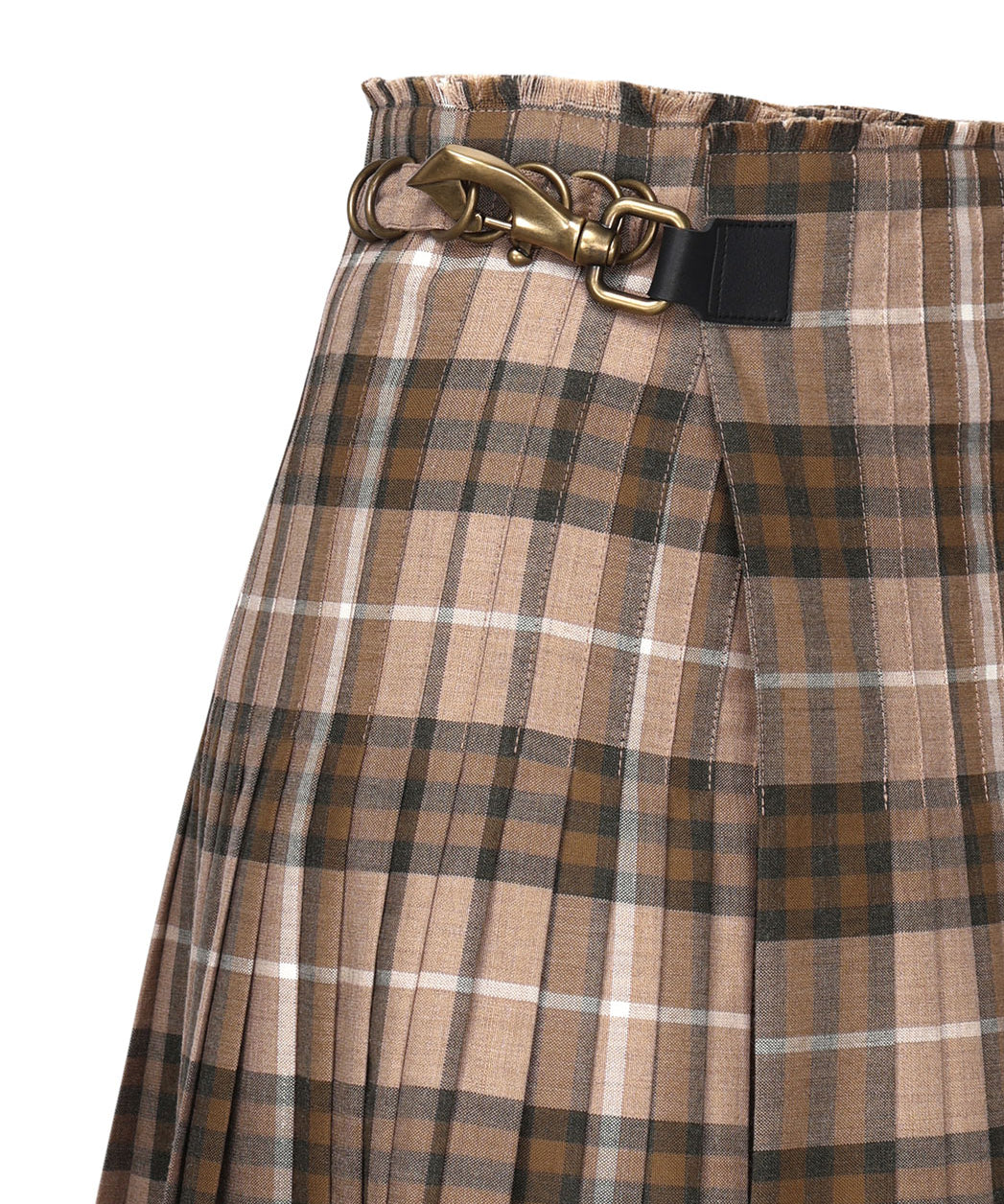 Gonna plissettata con Burberry Check 8099551 C1465 BURBERRY 