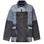 Giacca oversized Patchwork 112822 1603 ROTATE 