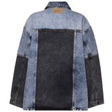 Giacca oversized Patchwork 112822 1603 ROTATE 